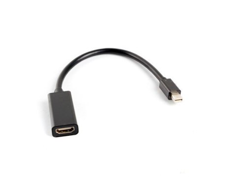 Adapter Lanberg AD-0005-BK (Mini DisplayPort M - HDMI F; 0,20m; kolor czarny) Adapter Lanberg AD-0005-BK (Mini DisplayPort M - HDMI F; 0,20m; kolor czarny)