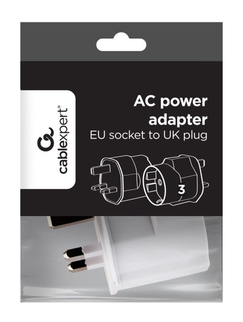 GEMBIRD ADAPTER AC - UK DO EU SCHUKO 13A GEMBIRD ADAPTER AC - UK DO EU SCHUKO 13A