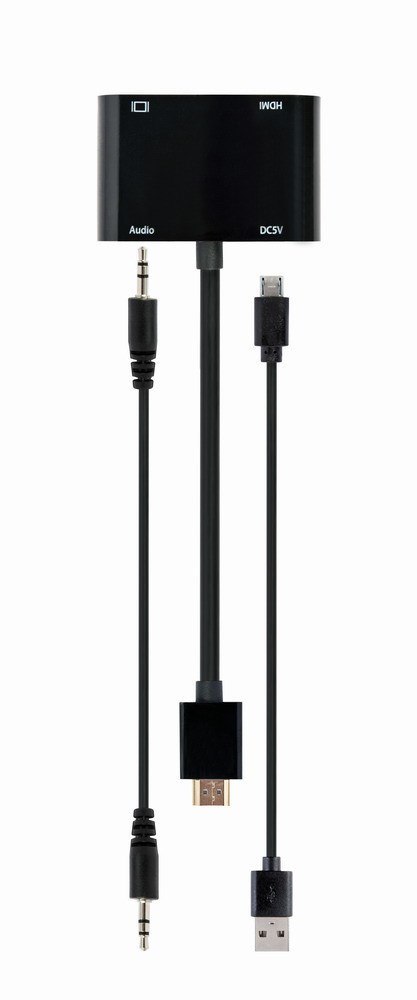 GEMBIRD ADAPTER HDMI MĘSKI DO HDMI ŻEŃSKI + VGA ŻEŃSKI Z AUDIO + PORT ZASILANIA GEMBIRD ADAPTER HDMI MĘSKI DO HDMI ŻEŃSKI + VGA ŻEŃSKI Z AUDIO + PORT ZASILANIA