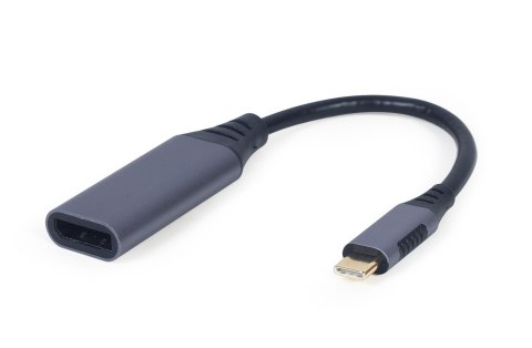 GEMBIRD ADAPTER Z USB TYPE-C DO DISPLAYPORT NA KABLU SZARY GEMBIRD ADAPTER Z USB TYPE-C DO DISPLAYPORT NA KABLU SZARY