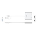 Adapter j5create USB-C to Dual HDMI Multi-Monitor Adapter (USB-C/USB3.1 m - 1x4K HDMI f + 1xHDMI f 20cm; kolor srebrny) JCA365-N