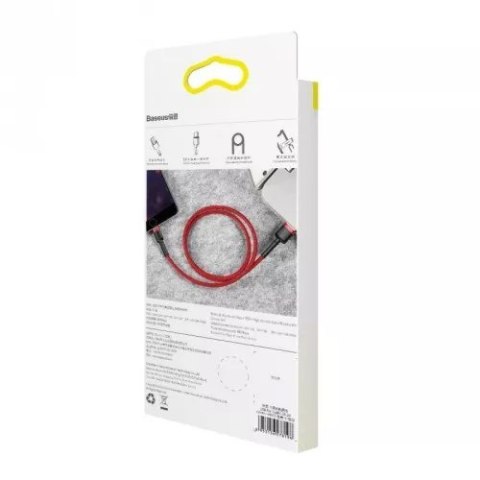 BASEUS KABEL LIGHTNING USB CAFULE1,5A 2M CZERWONY BASEUS KABEL LIGHTNING USB CAFULE1,5A 2M CZERWONY