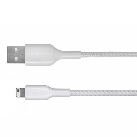BELKIN KABEL USB A - LIGHTNING, 1M, BIAŁY BELKIN KABEL USB A - LIGHTNING, 1M, BIAŁY