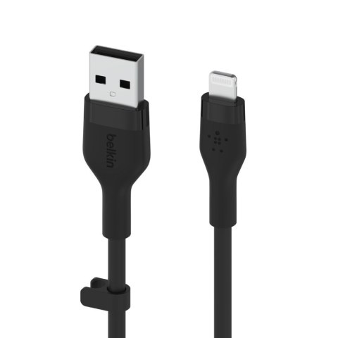 BELKIN KABEL USB-A - LIGHTNING SILICONE 3M CZARNY BELKIN KABEL USB-A - LIGHTNING SILICONE 3M CZARNY
