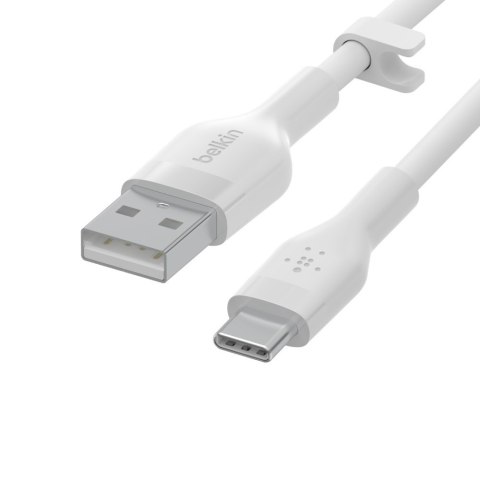 BELKIN KABEL USB-A - USB-C SILICONE 2M BIAŁY BELKIN KABEL USB-A - USB-C SILICONE 2M BIAŁY