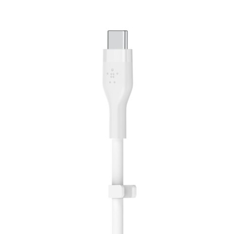 BELKIN KABEL USB-C 2.0 SILICONE 3M, M/M BIAŁY BELKIN KABEL USB-C 2.0 SILICONE 3M, M/M BIAŁY