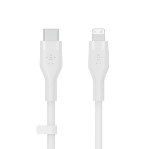 BELKIN KABEL USB-C - LIGHTNING, SILICONE, 2M,BIAŁY BELKIN KABEL USB-C - LIGHTNING, SILICONE, 2M,BIAŁY