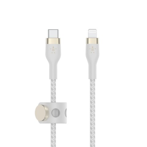BELKIN KABEL USB C - LTG OPLOT SILICONE 3M BIAŁY BELKIN KABEL USB C - LTG OPLOT SILICONE 3M BIAŁY
