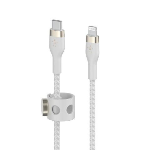 BELKIN KABEL USB C - LTG OPLOT SILICONE 3M BIAŁY BELKIN KABEL USB C - LTG OPLOT SILICONE 3M BIAŁY