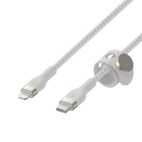 BELKIN KABEL USB C - LTG OPLOT SILICONE 3M BIAŁY BELKIN KABEL USB C - LTG OPLOT SILICONE 3M BIAŁY