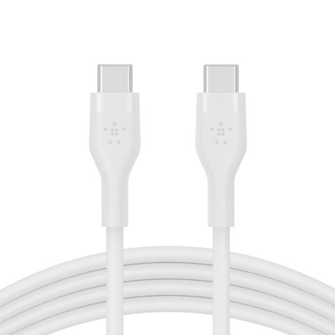 BELKIN KABEL USB-C - USB-C 2.0 SILICONE 2M BIAŁY BELKIN KABEL USB-C - USB-C 2.0 SILICONE 2M BIAŁY