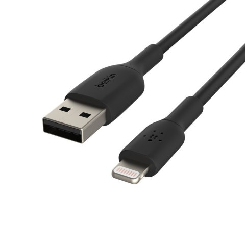 BELKIN KABEL USB PVC USB-A - LIGHTNING, 1M, BLK BELKIN KABEL USB PVC USB-A - LIGHTNING, 1M, BLK