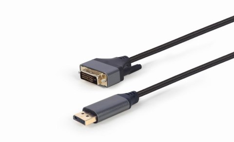 GEMBIRD KABEL DISPLAYPORT (M) ->DVI (M) 24+1PIN 4K, 1.8M GEMBIRD KABEL DISPLAYPORT (M) ->DVI (M) 24+1PIN 4K, 1.8M