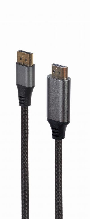 GEMBIRD KABEL DISPLAYPORT M -> HDMI M/M 4K, 1.8M GEMBIRD KABEL DISPLAYPORT M -> HDMI M/M 4K, 1.8M