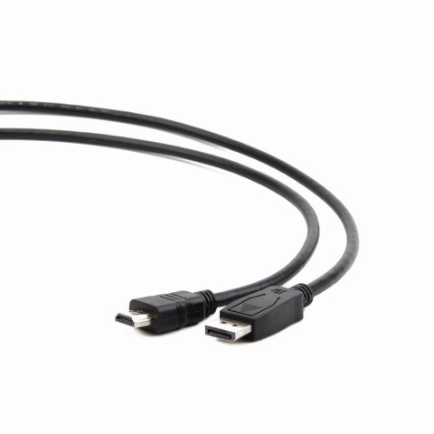 Kabel GEMBIRD CC-DP-HDMI-1M (DisplayPort - MHDMI M - 1m; kolor czarny) Kabel GEMBIRD CC-DP-HDMI-1M (DisplayPort - MHDMI M - 1m; kolor czarny)