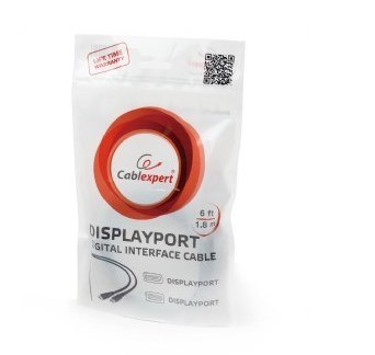 Kabel GEMBIRD CC-DP2-6 (DisplayPort M - DisplayPort M; 1,8m; kolor czarny) Kabel GEMBIRD CC-DP2-6 (DisplayPort M - DisplayPort M; 1,8m; kolor czarny)