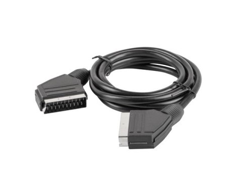Kabel Lanberg CA-EUEU-10CC-0018-BK (SCART M - SCART M; 1,8m; kolor czarny) Kabel Lanberg CA-EUEU-10CC-0018-BK (SCART M - SCART M; 1,8m; kolor czarny)
