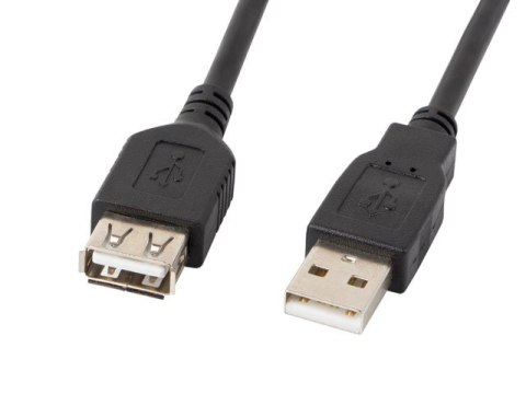 Kabel Lanberg CA-USBE-10CC-0018-BK (USB 2.0 M - USB 2.0 F; 1,8m; kolor czarny) Kabel Lanberg CA-USBE-10CC-0018-BK (USB 2.0 M - USB 2.0 F; 1,8m; kolor czarny)