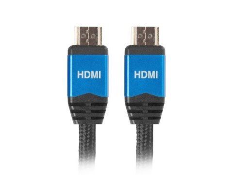 Kabel Lanberg Premium CA-HDMI-20CU-0010-BL (HDMI M - HDMI M; 1m; kolor czarny) Kabel Lanberg Premium CA-HDMI-20CU-0010-BL (HDMI M - HDMI M; 1m; kolor czarny)