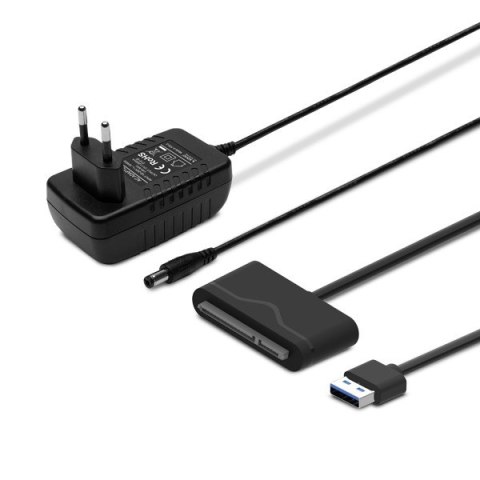 SAVIO ADAPTER USB 3.0 DO DYSKÓW 3.5" Z ZASILANIEM AK-39 SAVIO ADAPTER USB 3.0 DO DYSKÓW 3.5" Z ZASILANIEM AK-39