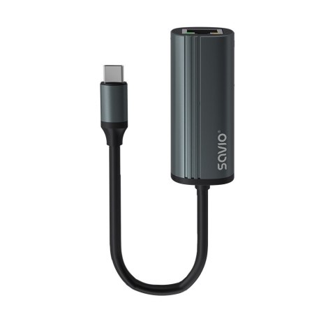 SAVIO AK-56 ADAPTER USB-C 3.1 GEN 1 DO RJ-45 SAVIO AK-56 ADAPTER USB-C 3.1 GEN 1 DO RJ-45