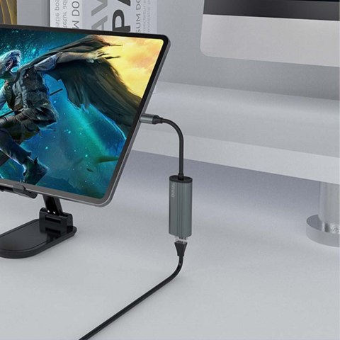 SAVIO AK-56 ADAPTER USB-C 3.1 GEN 1 DO RJ-45 SAVIO AK-56 ADAPTER USB-C 3.1 GEN 1 DO RJ-45