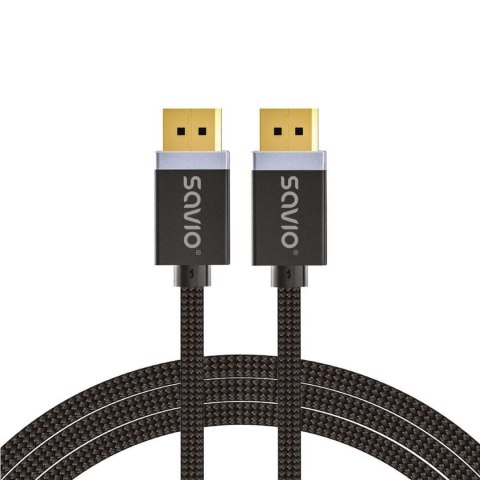 SAVIO KABEL DISPLAYPORT (M) - DISPLAYPORT (M) V1.4 SAVIO KABEL DISPLAYPORT (M) - DISPLAYPORT (M) V1.4