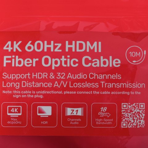UNITEK KABEL OPTYCNZY HDMI 2.0 AOC 4K 60HZ 10M UNITEK KABEL OPTYCNZY HDMI 2.0 AOC 4K 60HZ 10M