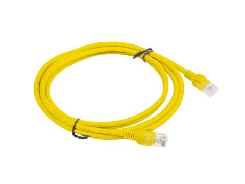 Kabel sieciowy Lanberg PCU5-10CC-0200-Y (RJ45 - RJ45 ; 2m; UTP; kolor żółty) Kabel sieciowy Lanberg PCU5-10CC-0200-Y (RJ45 - RJ45 ; 2m; UTP; kolor żółty)