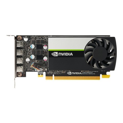 Karta graficzna PNY NVIDIA T1000 8GB, GDDR6, 4x mini DisplayPort, PCI Express 3.0, LP - ATX bracket, Retail Karta graficzna PNY NVIDIA T1000 8GB, GDDR6, 4x mini DisplayPort, PCI Express 3.0, LP - ATX bracket, Retail
