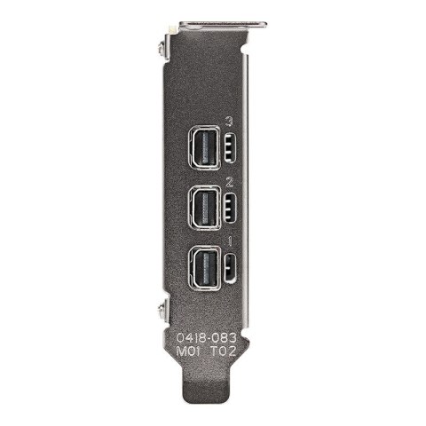 Karta graficzna PNY NVIDIA T400 4GB, GDDR6, 3x DisplayPort, PCI Express 3.0, LP - LP bracket, Retail Karta graficzna PNY NVIDIA T400 4GB, GDDR6, 3x DisplayPort, PCI Express 3.0, LP - LP bracket, Retail