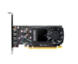 Karta graficzna PNY Quadro P1000 V2 LowProfile, 4 GB GDDR5, PCIe 3.0 x16, 4x Mini DP 1.4, LP bracket, small box