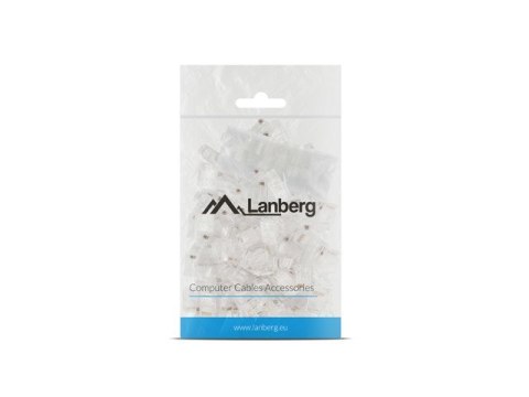 LANBERG WTYK SIECIOWY RJ45 (8P8C) KAT.6 UTP (100SZT) Z PROWADNICĄ DO LINKI I DRUTU LANBERG WTYK SIECIOWY RJ45 (8P8C) KAT.6 UTP (100SZT) Z PROWADNICĄ DO LINKI I DRUTU