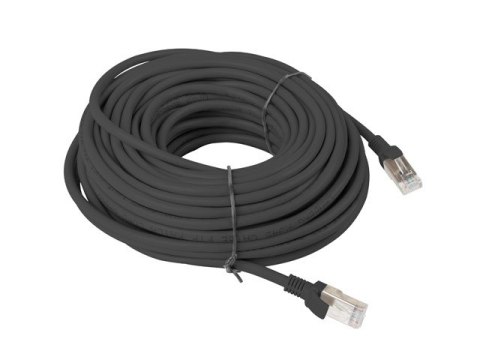 Patchcord UTP Lanberg PCU5-10CC-2000-BK (RJ45 - RJ45 ; 20m; UTP; kat. 5e; kolor czarny) Patchcord UTP Lanberg PCU5-10CC-2000-BK (RJ45 - RJ45 ; 20m; UTP; kat. 5e; kolor czarny)