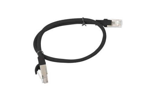 Patchcord UTP Lanberg PCU6-10CC-0050-BK (RJ45 - RJ45 ; 0,50m; UTP; kat. 6; kolor czarny) Patchcord UTP Lanberg PCU6-10CC-0050-BK (RJ45 - RJ45 ; 0,50m; UTP; kat. 6; kolor czarny)