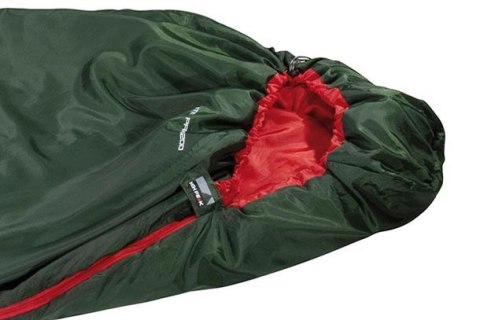 Śpiwór High Peak Lite Pak 800 210 x 75 x 50 cm zielono-czerwony lewy 23260 Śpiwór High Peak Lite Pak 800 210 x 75 x 50 cm zielono-czerwony lewy 23260
