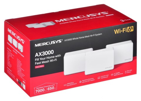 System mesh Mercusys Halo H80X(3-pack) System mesh Mercusys Halo H80X(3-pack)
