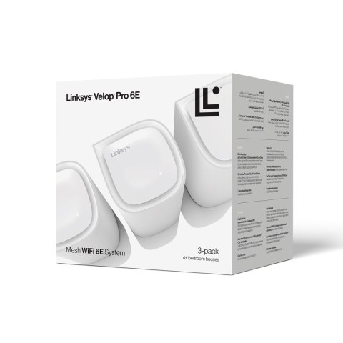 Router Linksys VELOP MX6200 AXE5400 3PK (MX6203-KE) Router Linksys VELOP MX6200 AXE5400 3PK (MX6203-KE)