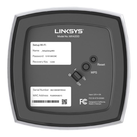 System Mesh LINKSYS VELOP MX8400-EU System Mesh LINKSYS VELOP MX8400-EU