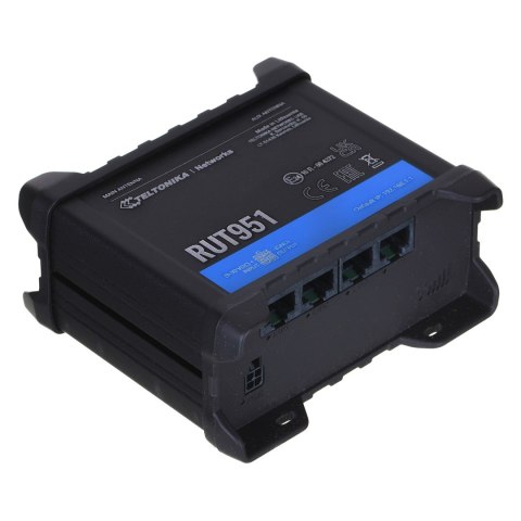 Teltonika Router RUT951 4G LTE Wi-Fi 2xSIM, 4xLAN/W Teltonika Router RUT951 4G LTE Wi-Fi 2xSIM, 4xLAN/W