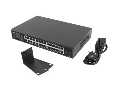 LANBERG SWITCH POE RACK 19" 24X 1GB POE+/2X GB/2X SFP 360W RSGE-24P-2GE-2S-360 LANBERG SWITCH POE RACK 19" 24X 1GB POE+/2X GB/2X SFP 360W RSGE-24P-2GE-2S-360