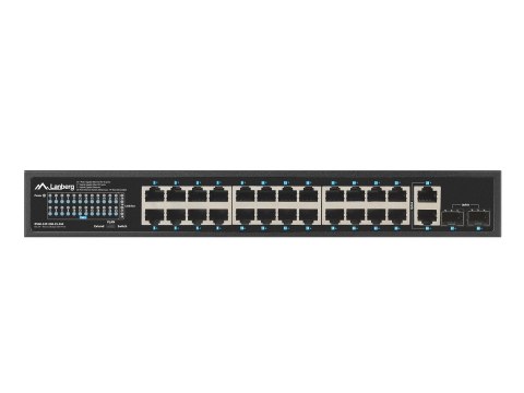 LANBERG SWITCH POE RACK 19" 24X 1GB POE+/2X GB/2X SFP 360W RSGE-24P-2GE-2S-360 LANBERG SWITCH POE RACK 19" 24X 1GB POE+/2X GB/2X SFP 360W RSGE-24P-2GE-2S-360