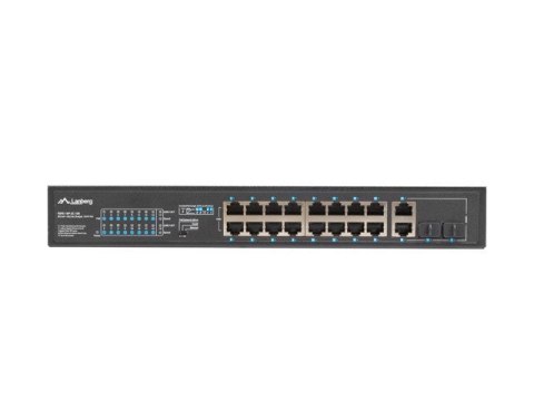 LANBERG SWITCH RACK 19" 16X 100MB POE+/2X COMBO GIGABIT 150W NIEZARZĄDZALNY RSFE-16P-2C-150 LANBERG SWITCH RACK 19" 16X 100MB POE+/2X COMBO GIGABIT 150W NIEZARZĄDZALNY RSFE-16P-2C-150
