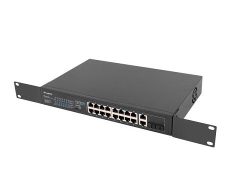 LANBERG SWITCH RACK 19" 16X 100MB POE+/2X COMBO GIGABIT 250W NIEZARZĄDZALNY RSFE-16P-2C-250 LANBERG SWITCH RACK 19" 16X 100MB POE+/2X COMBO GIGABIT 250W NIEZARZĄDZALNY RSFE-16P-2C-250