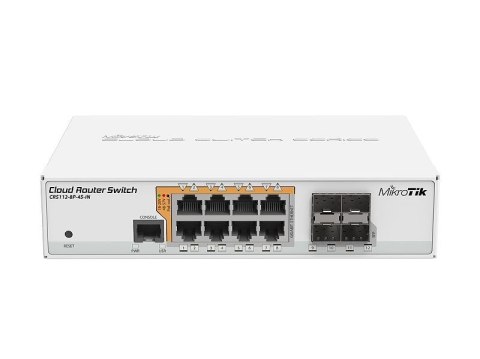 MikroTik CRS112-8P-4S-IN Switch 8x RJ45 1000Mb/ MikroTik CRS112-8P-4S-IN Switch 8x RJ45 1000Mb/