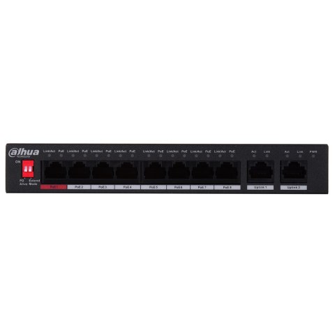 SWITCH POE PFS3010-8ET-96-V2 8-PORTOWY DAHUA SWITCH POE PFS3010-8ET-96-V2 8-PORTOWY DAHUA