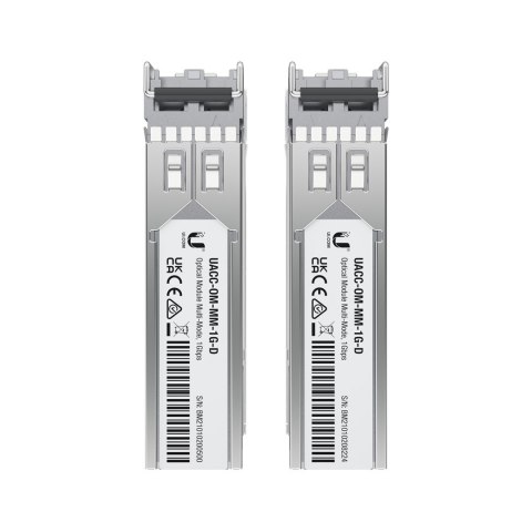 Ubiquiti Moduł SFP UACC-OM-MM-1G-D-2 2-PAK Ubiquiti Moduł SFP UACC-OM-MM-1G-D-2 2-PAK
