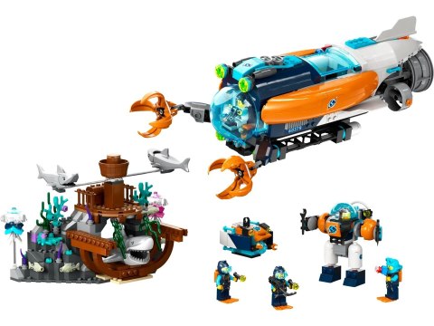 LEGO City 60379 Łódź podwodna badacza dna morskiego LEGO City 60379 Łódź podwodna badacza dna morskiego
