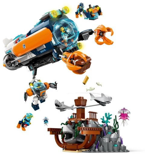 LEGO City 60379 Łódź podwodna badacza dna morskiego LEGO City 60379 Łódź podwodna badacza dna morskiego