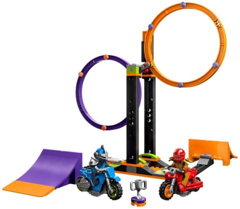 LEGO City Stuntz 60360 Wyzwanie kaskaderskie-obracające się okręgi LEGO City Stuntz 60360 Wyzwanie kaskaderskie-obracające się okręgi